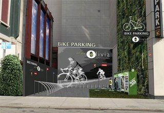 Proposed Rendering of Bike Parking