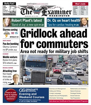 Washington Examiner cover shot, 7/21/2010